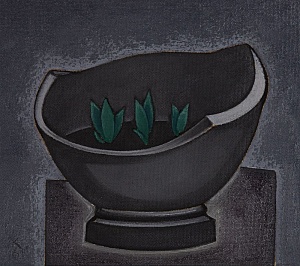 Green Sprouts in a Broken Vase 1961