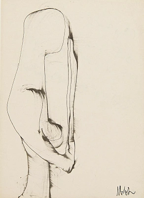 From the cycle "Girl with a ball" 1960