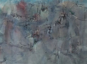 Untitled (Blue composition) 1977