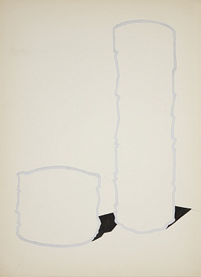 Composition with the Vertical Forms 1968-1969