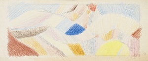 Space. Sketch for a mural in Gelendzhik 1970-е