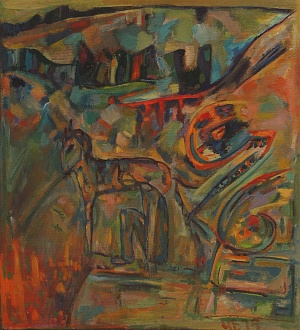 Landscape with a Horse 1975