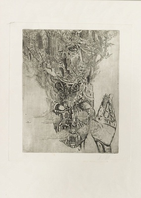 Head with a Column Cap 1968