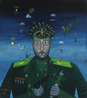 Self-portrait in the Ceremonial Uniform of the Generalissimo 1989