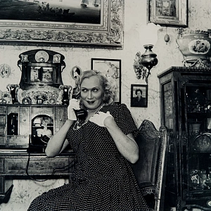 Orlova on the phone 2000