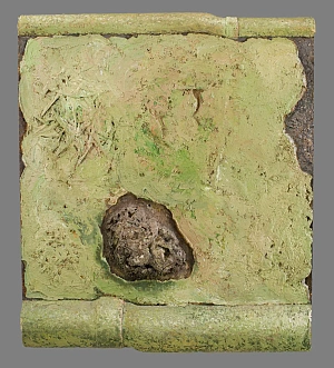 A piece of wall with pipes 1992