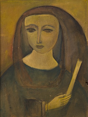 Женский портрет (по мотивам Ж. Энгра) 1968