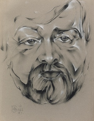 Moscow artist Anatoly Zverev 1982