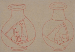 Broken vases (sketch) 1980-е