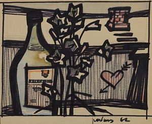 Still life with a Bottle 1962