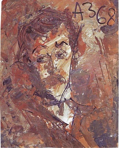 Анатолий Зверев. Автопортрет. 1968. Коллекция Музея AZ