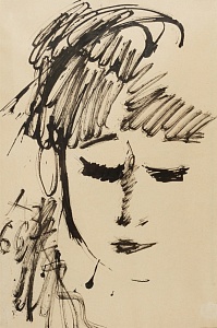 Анатолий Зверев. Женский портрет. 1966. Коллекция Музея AZ