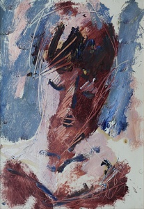 Анатолий Зверев. Женский портрет. 1967. Коллекция Музея AZ