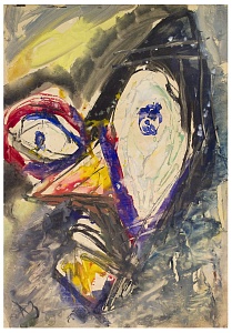 Анатолий Зверев. Странный портрет. 1957-1959. Коллекция Музея AZ